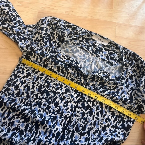 Derek‎ Lam 10 Crosby NWOT Women's Leopard Print Blouse with Long Sleeves Size 2 - Picture 11 of 12